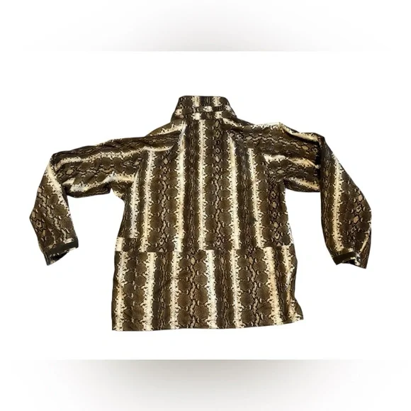 Men’s Burton Ronin 2L Snake Skin Print Snowboard Ski Jacket Size Medium - Picture 7 of 11